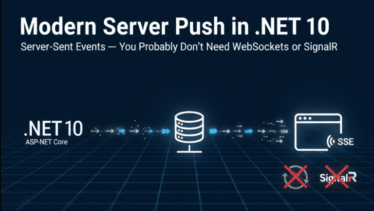 Modern Server Push in .NET 10 with Server-Sent Events – You Probably ...